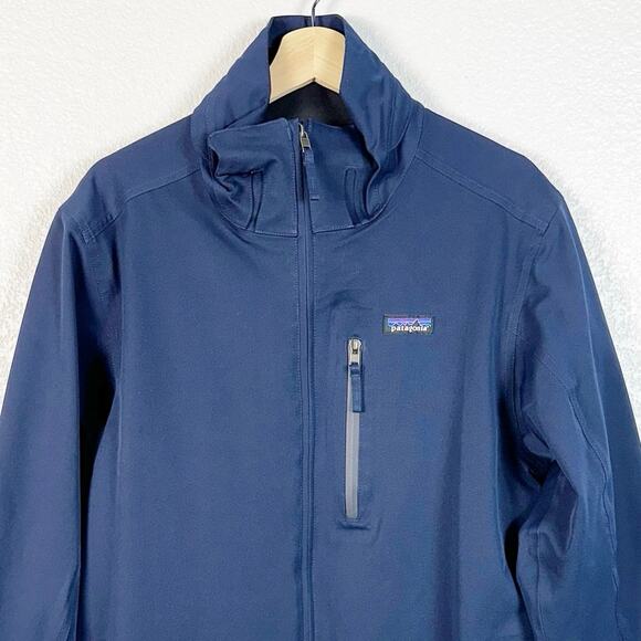 Patagonia Mens Tres *Shell Only Parka Jacket in Navy Blue Size Medium - Picture 3 of 12